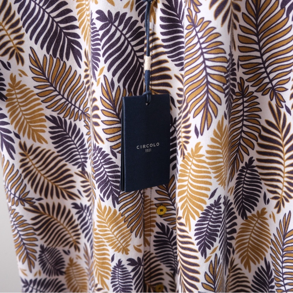 Circolo 1901 Floral Print Short Sleeve Button Up - Picture 4 of 6